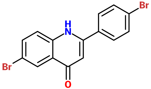 (image for) MC085240 6-Bromo-2-(4-bromophenyl)-1,4-dihydroquinolin-4-one